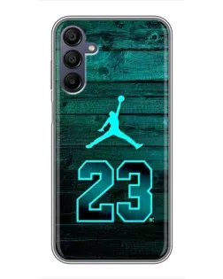 Чехол для Samsung Galaxy A15 (A155) с картинкой «Jordan Cyan 23» Чехол для Samsung Galaxy A15 (A155) с картинкой «Jordan Cyan 23»