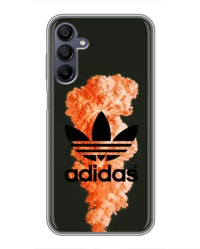 Чехол для Samsung Galaxy A15 (A155) с картинкой «Оранжевый дым Adidas»