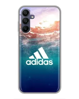 Чехол для Samsung Galaxy A15 (A155) с картинкой «Океанская глубина адидас» Чехол для Samsung Galaxy A15 (A155) с картинкой «Океанская глубина адидас»