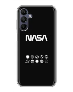 Чехол для Samsung Galaxy A15 (A155) с картинкой «NASA — технический принт» Чехол для Samsung Galaxy A15 (A155) с картинкой «NASA — технический принт»