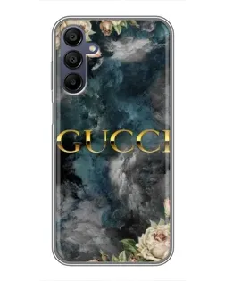 Чехол для Samsung Galaxy A15 (A155) с картинкой «Абстрактные цветы Gucci» Чехол для Samsung Galaxy A15 (A155) с картинкой «Абстрактные цветы Gucci»
