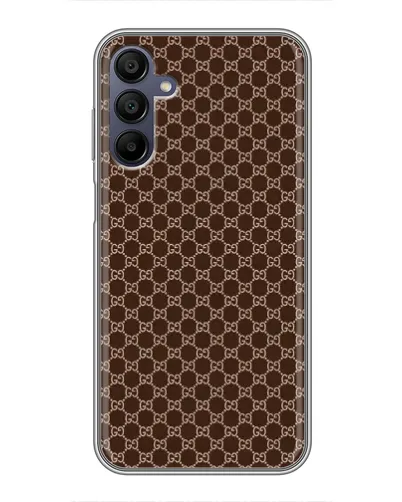 Чехол для Samsung Galaxy A15 (A155) с картинкой «Gucci — шоколадная сетка» Чехол для Samsung Galaxy A15 (A155) с картинкой «Gucci — шоколадная сетка»