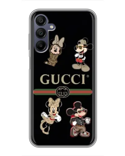 Чехол для Samsung Galaxy A15 (A155) с картинкой «Gucci — герои Disney и монограмма» Чехол для Samsung Galaxy A15 (A155) с картинкой «Gucci — герои Disney и монограмма»