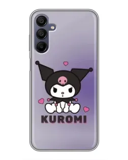 Чехол для Samsung Galaxy A15 (A155) с картинкой «Kuromi — фиолетовый арт»