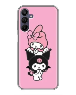 Чехол для Samsung Galaxy A15 (A155) с картинкой «My Melody и Kuromi»