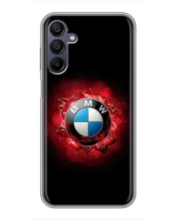 Чехол для Samsung Galaxy A15 (A155) с картинкой «Логотип BMW — вспышка» Чехол для Samsung Galaxy A15 (A155) с картинкой «Логотип BMW — вспышка»