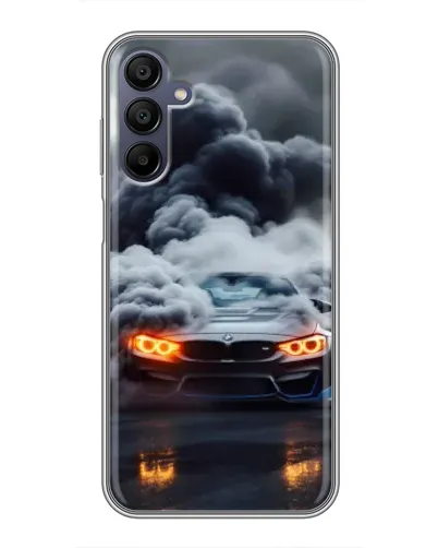 Чехол для Samsung Galaxy A15 (A155) с картинкой «BMW в дыму»