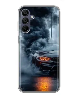 Чехол для Samsung Galaxy A15 (A155) с картинкой «BMW M-Power — абстракция» Чехол для Samsung Galaxy A15 (A155) с картинкой «BMW M-Power — абстракция»