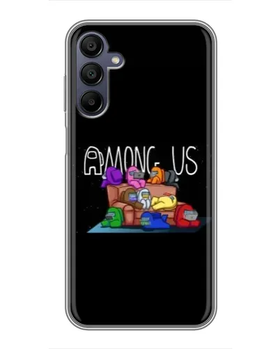 Чехол для Samsung Galaxy A15 (A155) с картинкой «Логотип Among Us»