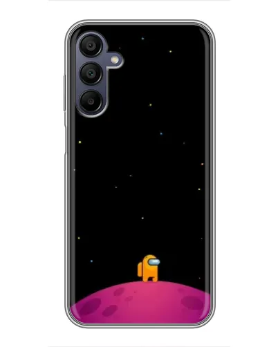 Чехол для Samsung Galaxy A15 (A155) с картинкой «Одинокий герой на планете»