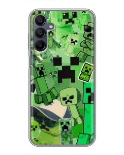 Чехол для Samsung Galaxy A15 (A155) с картинкой «Криперы Minecraft» Чехол для Samsung Galaxy A15 (A155) с картинкой «Криперы Minecraft»
