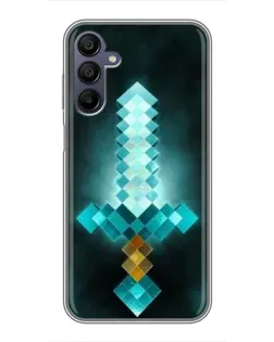 Чехол для Samsung Galaxy A15 (A155) с картинкой «Алмазный меч неон» Чехол для Samsung Galaxy A15 (A155) с картинкой «Алмазный меч неон»