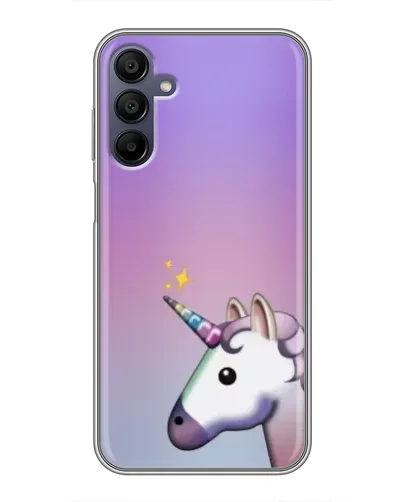 Чехол для Samsung Galaxy A15 (A155) с картинкой «Единорог градиент» Чехол для Samsung Galaxy A15 (A155) с картинкой «Единорог градиент»