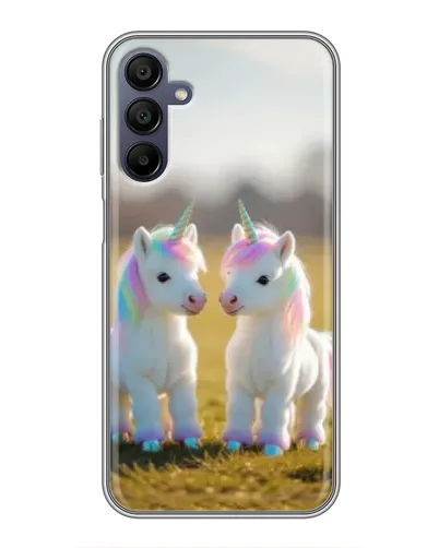 Чехол для Samsung Galaxy A15 (A155) с картинкой «Пара единорогов» Чехол для Samsung Galaxy A15 (A155) с картинкой «Пара единорогов»