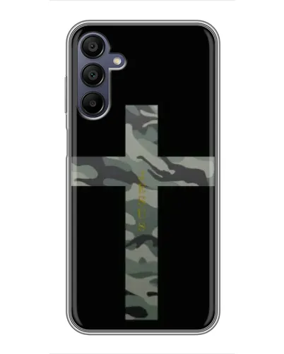 Чехол для Samsung Galaxy A15 (A155) с картинкой «Милитари Крест»