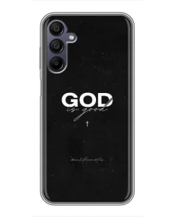 Чехол для Samsung Galaxy A15 (A155) с картинкой «GOD — Бог над всем»