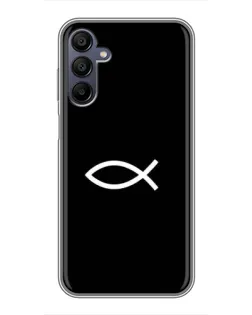Чохол для Samsung Galaxy A15 (A155) з картинкою «Символ риби Jesus»