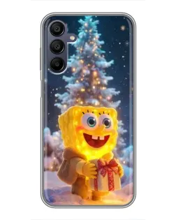 Чехол для Samsung Galaxy A15 (A155) с картинкой «Рождественский Спанч Боб» Чехол для Samsung Galaxy A15 (A155) с картинкой «Рождественский Спанч Боб»