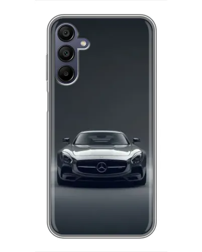 Чехол для Samsung Galaxy A15 (A155) с картинкой «Mercedes на черном»