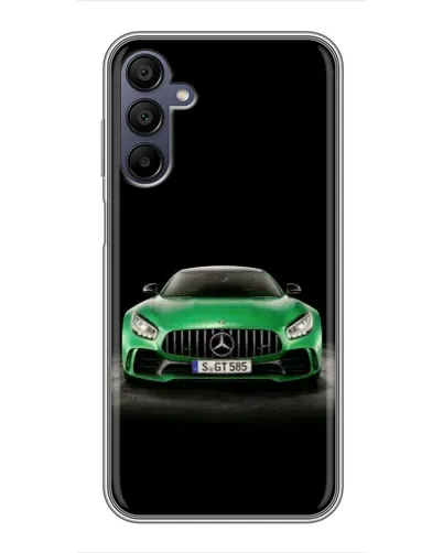 Чехол для Samsung Galaxy A15 (A155) с картинкой «Mercedes — неоновый лого»