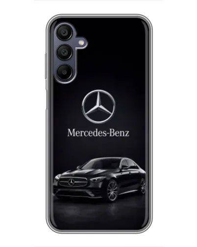 Чехол для Samsung Galaxy A15 (A155) с картинкой «Mercedes — решетка радиатора»
