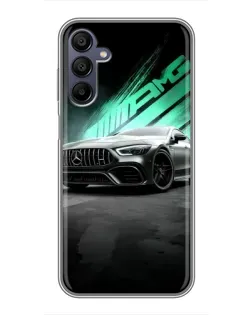 Чехол для Samsung Galaxy A15 (A155) с картинкой «Темный Mercedes AMG»