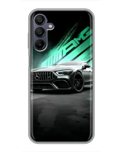 Чехол для Samsung Galaxy A15 (A155) с картинкой «Темный Mercedes AMG»