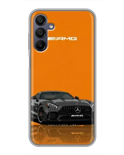 Чехол для Samsung Galaxy A15 (A155) с картинкой «Оранжевый Mercedes AMG»