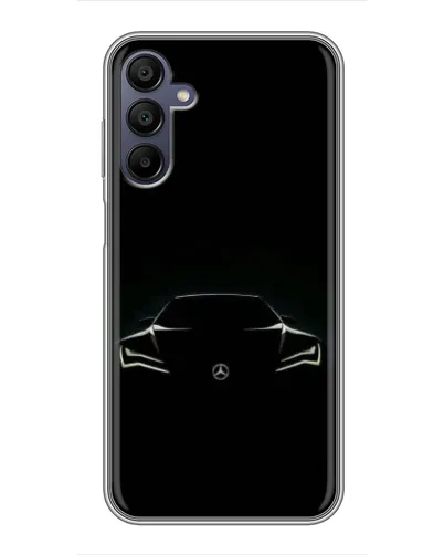 Чехол для Samsung Galaxy A15 (A155) с картинкой «Mercedes — силуэт авто» Чехол для Samsung Galaxy A15 (A155) с картинкой «Mercedes — силуэт авто»