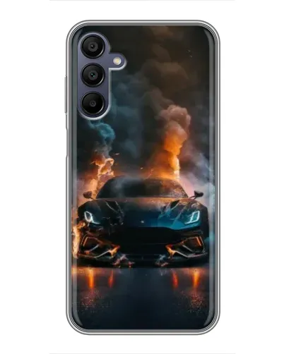 Чехол для Samsung Galaxy A15 (A155) с картинкой «Lamborghini дымная эстетика»