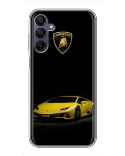 Чехол для Samsung Galaxy A15 (A155) с картинкой «Lamborghini желтый акцент» Чехол для Samsung Galaxy A15 (A155) с картинкой «Lamborghini желтый акцент»