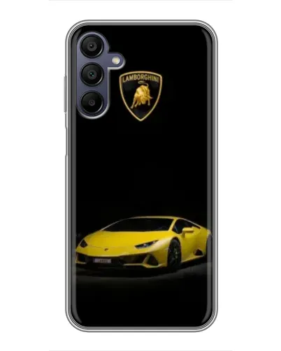 Чехол для Samsung Galaxy A15 (A155) с картинкой «Lamborghini желтый акцент»