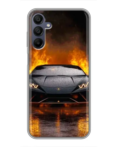 Чехол для Samsung Galaxy A15 (A155) с картинкой «Lamborghini в огне»