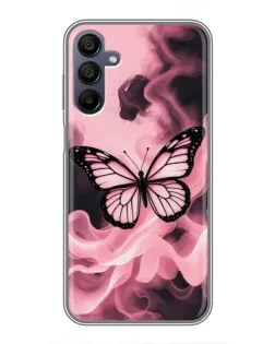 Чехол для Samsung Galaxy A15 (A155) с картинкой «Бабочка в дыму»