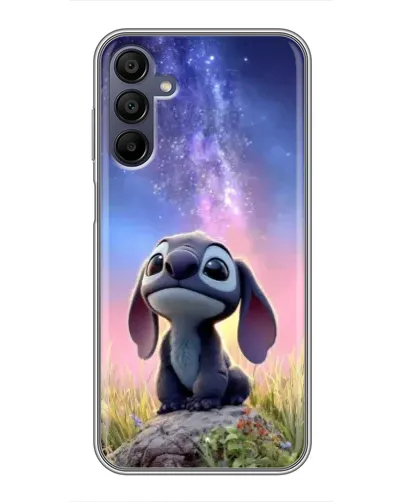 Чехол для Samsung Galaxy A15 (A155) с картинкой «Стич на рассвете»