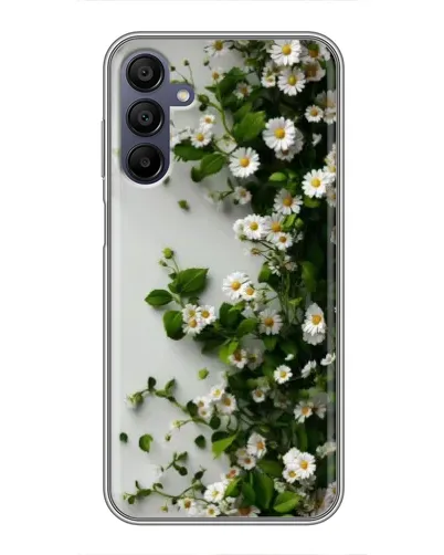 Чехол для Samsung Galaxy A15 (A155) с картинкой «Ветка мелких белых цветов» Чехол для Samsung Galaxy A15 (A155) с картинкой «Ветка мелких белых цветов»