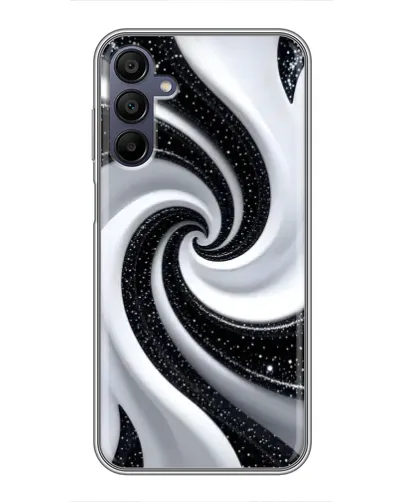 Чехол для Samsung Galaxy A15 (A155) с картинкой «Черно-белая спираль» Чехол для Samsung Galaxy A15 (A155) с картинкой «Черно-белая спираль»