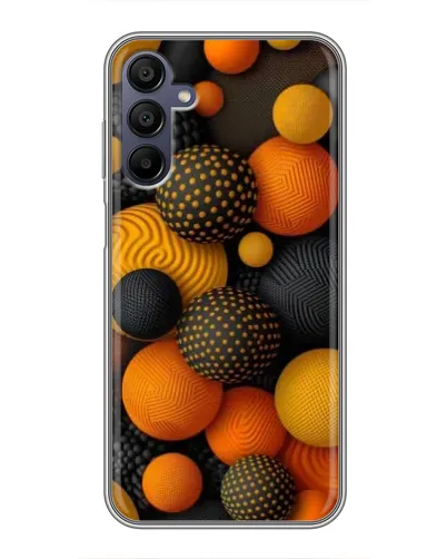 Чехол для Samsung Galaxy A15 (A155) с картинкой «Объемные оранжевые сферы» Чехол для Samsung Galaxy A15 (A155) с картинкой «Объемные оранжевые сферы»