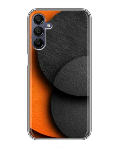 Чехол для Samsung Galaxy A15 (A155) с картинкой «Геометрия оранжевых кругов» Чехол для Samsung Galaxy A15 (A155) с картинкой «Геометрия оранжевых кругов»