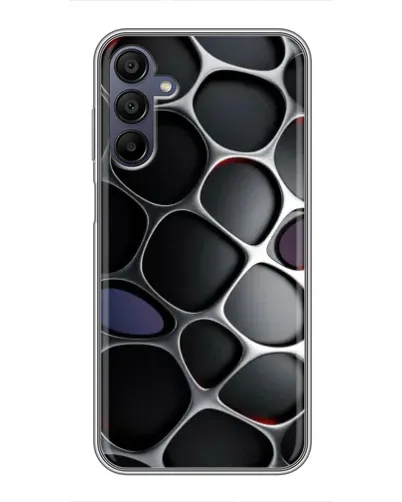 Чехол для Samsung Galaxy A15 (A155) с картинкой «Объемная темная решетка» Чехол для Samsung Galaxy A15 (A155) с картинкой «Объемная темная решетка»
