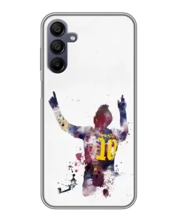 Чехол для Samsung Galaxy A15 (A155) с картинкой «Акварельный Месси Барселона»