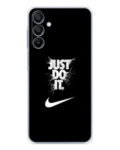 Чехол для Samsung Galaxy A16 5G с картинкой «Текстовый принт Nike»
