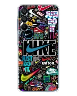 Чехол для Samsung Galaxy A16 5G с картинкой «Яркий коллаж Nike»