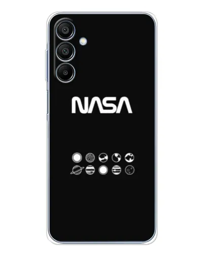 Чехол для Samsung Galaxy A16 5G с картинкой «NASA — технический принт» Чехол для Samsung Galaxy A16 5G с картинкой «NASA — технический принт»