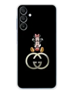 Чехол для Samsung Galaxy A16 5G с картинкой «Минни Маус на лого» Чехол для Samsung Galaxy A16 5G с картинкой «Минни Маус на лого»