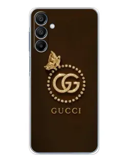 Чехол для Samsung Galaxy A16 5G с картинкой «Gucci — золотая бабочка» Чехол для Samsung Galaxy A16 5G с картинкой «Gucci — золотая бабочка»