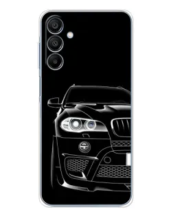 Чехол для Samsung Galaxy A16 5G с картинкой «Темный силуэт BMW» Чехол для Samsung Galaxy A16 5G с картинкой «Темный силуэт BMW»