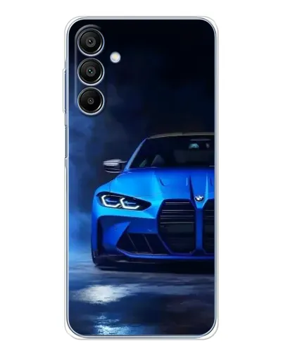 Чехол для Samsung Galaxy A16 5G с картинкой «Голубая BMW M4» Чехол для Samsung Galaxy A16 5G с картинкой «Голубая BMW M4»