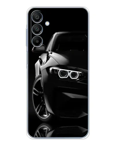 Чехол для Samsung Galaxy A16 5G с картинкой «Черная BMW — профиль» Чехол для Samsung Galaxy A16 5G с картинкой «Черная BMW — профиль»