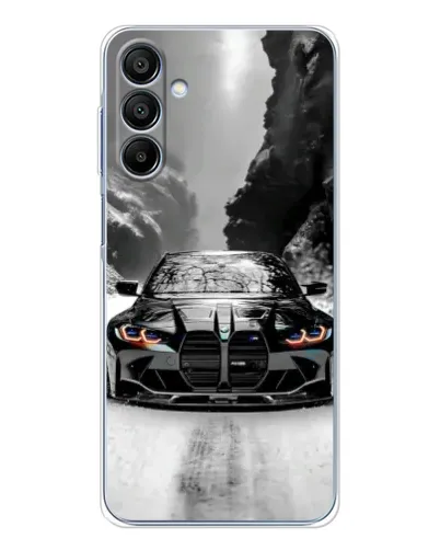 Чехол для Samsung Galaxy A16 5G с картинкой «BMW — акварельный дрифт» Чехол для Samsung Galaxy A16 5G с картинкой «BMW — акварельный дрифт»